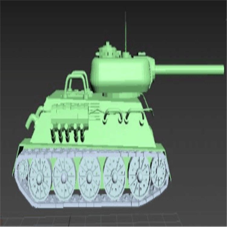 高明充气军用坦克模型